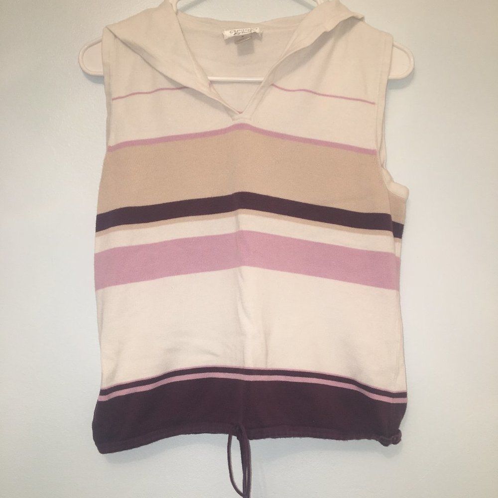 Small Christopher and Banks Striped Sleeveless Top